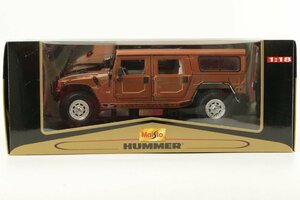 Maisto/ Maisto * 1/18 premium edition HUMMER/ Hummer 4-door Wagon die-cast model car * #6489