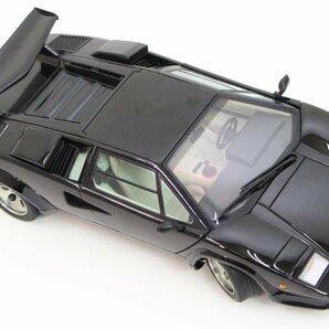 【美品】AUTOart ＊ 1/18 MILLENNIUM LAMBORGHINI COUNTACH 5000S/ランボルギーニカウンタック ブラック ダイキャスト ミニカー ＊ A-#6679の画像7