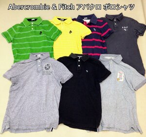 ■Abercrombie＆Fitch アバクロ 7点 まとめ売り メンズ ポロシャツ サイズMIX 中古卸 /1.9kg■