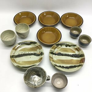 ■和食器 １２点 セット 大量 まとめ売り 茶道 抹茶 カップ プレート お皿 平皿 キッチン用品 コップ 日本 和風 STONEWARE ノリタケ■