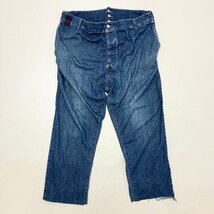 ●Vivienne Westwood MAN ヴィヴィアンウエストウッド マン デニムパンツ カマーベルト風 ライカ ブルー系 サイズ44 メンズ 0.53kg●_画像1