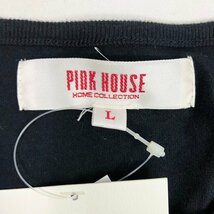 ◆【未使用品】PINKHOUSE ピンクハウス Home Collection ワンピース ルームウエア 8分袖 ネグリジェ さくらんぼ L ブラック 黒 0.52kg mtd_画像8