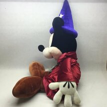 ■東京ディズニーリゾート 特大 ファンタジアミッキー人形 全高約120cm 若干汚れあり 中古品 重量/5ｋｇ■_画像2