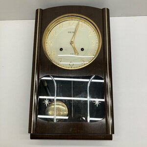 ◆【ジャンク品】 SEIKO セイコー ゼンマイ式 振り子 柱時計 PA404 掛け時計 昭和レトロ アナログ アンティーク 現状品 (E1)M/G60306/1/3.9