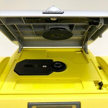 ◆【ジャンク品】Victor ビクター RV-X55-Y ドラム缶型 FM/AM CD カセット ポータブルシステム 2000年製 黄色 現状品 (E2)N/G60306/4/6_画像6