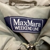 ■Weekend Max Mara ウィークエンド マックスマーラ ダウンジャケット 中綿 コート アウター レディース サイズ40 グレー/0.8kg■_画像6