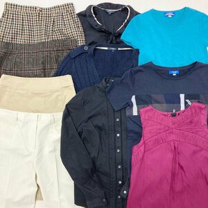 ●BURBERRY BLUE LABEL/LONDON/CRESTBRIDGE バーバリー 等 10点まとめ サイズMIX トップス スカート 等 レディース 卸 現状品 2.57kg●