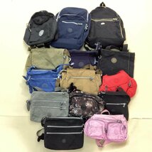 ■Kipling キプリング ショルダーバッグ リュックサック トートバッグ 14点セット まとめ売り 肩掛け 斜め掛け 鞄 かばん 旅行 /5.3㎏_画像1