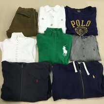 ■POLO RALPH LAUREN ポロラルフローレン 色々まとめ売り 8枚 トップス アウター パンツ サイズMIX メンズ/3.82kg■_画像1