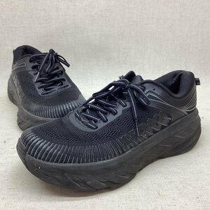 ■HOKA ONE ONE ホカオネオネ W BONDI7 サイズ24.5cm ブラック キズあり 中古品 /0.5kg■