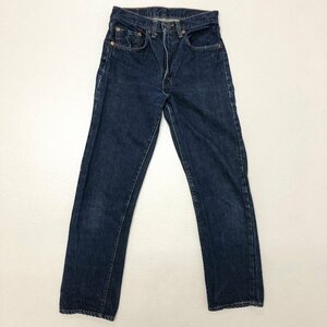 ●70s Levi's リーバイス デニムパンツ 66前期 ジッパー 42TALON 刻印5 セルビッチ 赤耳 ビッグE sizeW28/L29 ブルー系 メンズ 0.62kg●