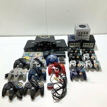 〇【ジャンク品】 GAME CUBE ゲームキューブ 任天堂64 ロクヨン 3台ずつ まとめ ロクヨンソフト有 現状品 ff ()K/60322/1/11.9_画像1