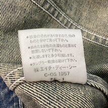 ■HARLEY DAVIDSON ハーレーダビッドソン デニムジャケット ジージャン Gジャン アウター ロゴ刺繍 メンズ サイズL ブルーデニム/0.9kg■_画像8