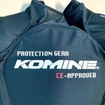 ★KOMINE コミネ PROTECTION GEAR CE-APPROVED 伸縮性メッシュ レーシング ライディング ジャケット M SK679 プロテクタ 1.05kg★_画像6