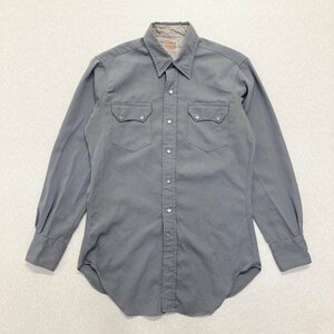 ●Levi's リーバイス ウエスタンシャツ 長袖 50s 復刻 ショートホーンタグ シェルボタン スナップボタン DOT SNAPPERS メンズ 0.37kg●