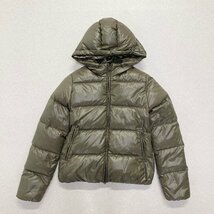 ●DUVETICA デュベティカ ダウンジャケット 中綿 キルティング ダブルジップ ブルガリア製 ナイロン カーキ系 size40 レディース 0.52kg●_画像1