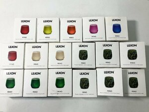 ★LEXON MINO Bluetoothスピーカー LA113 ミニスピーカー 17個まとめ ８色 訳アリ現状品 1.27kg★