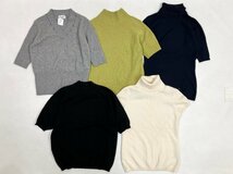 ◆ 古着 UNIQLO ユニクロ など 38着 まとめ カシミヤ 100％ ニット セーター 長袖 半袖 カーディガン ワンピース サイズMIX 現状品 7.15kg_画像8