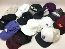 ■SPORTS CAPS スポーツブランド キャップ ハット サンバイザー他 まとめ売り 合計45個 中古品 /4.48kg■_画像2