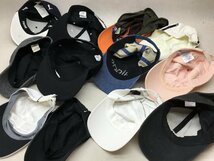 ■SPORTS CAPS スポーツブランド キャップ ハット サンバイザー他 まとめ売り 合計45個 中古品 /4.48kg■_画像5