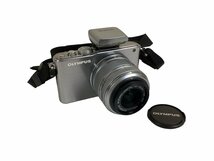 ★OLYMPUS PEN Life E-PL3 デジタルカメラ ミラーレス一眼 ダブルズームキット シルバー ジャンク品0.45kg★_画像1