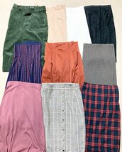 ★ZARA WOMAN ZARA BASIC 他 ザラ レディース 10点 まとめ ロング スカート プリーツ フレア 等 ボトムス サイズMIX 卸 現状品 4.5kg★_画像1