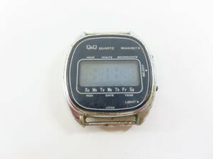 KSD-15【 Q&Q 】 デジタル 腕時計 現状品 本体のみ ジャンク