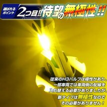 【ライムグリーン左右セット】 24v led h3 フォグランプ ホワイト イエロー ライムグリーン 左右セット 12v led ledフォグ 竹村商会_画像6