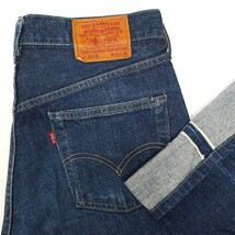 濃紺！Levi'sリーバイス☆503B-XXデニムパンツ503BXXヴィンテージ復刻W33ジーンズ赤耳BIG-EビッグE日本製ボタン裏J22ジーパン140周年記念_画像1