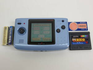 SNK NEOGEO POKET COLOR　ネオジオポケット カラー 本体 大花火 ソフト付 当時物 ゲーム機 動作品 中古 美品