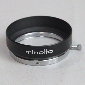 031462 [ beautiful goods Minolta ] minolta D42KA covered type metal lens hood 