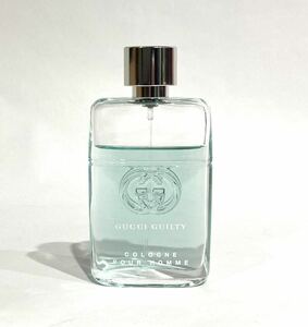 △bk-633 グッチ ギルティ コロン プールオムオードトワレ 50ml 香水 フレグランス GUILTY COLOGNE POUR HOMME GUCCI 残量7割(S97-6)