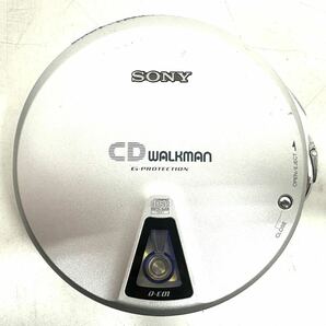 SONY ソニー CD WALKMAN CDウォークマン D-E01 G-PROTECTIONポータブルCDプレーヤー 音響機器 専用ケース付 難あり 現状品 O137-5の画像2