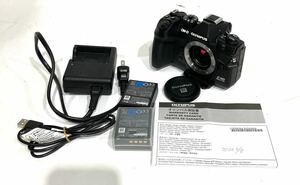 bk-606 オリンパス OLYMPUS ミラーレス一眼カメラ OM-D E-M1 MarkII ボディー 充電器 保証書(O121-1)