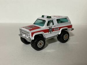 ブレイザー BLAZER シボレー Chevy 4×4 シェリフ アンテナ欠品.傷汚れ多数 マカオ製MATCHBOX INT'L 同梱本日終了分のみ.日曜迄に支払厳守