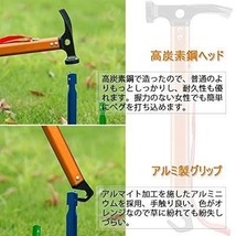 ペグハンマー　ブルー　バーベキュー　キャンプ　アウトドアやキャンプ、オートキャンプ、バーベキュー（BBQ）、防災、テント泊等_画像7