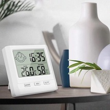 デジタル時計 置き時計 温湿計 健康管理 温度計 湿度計 壁掛け 2WAY 室温 温湿度計 デジタル置時計 卓上 コンパクト 軽量☆_画像7