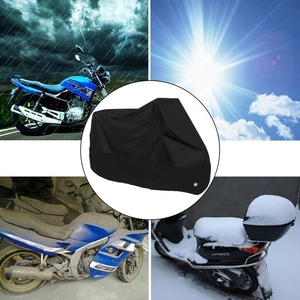 バイクカバー ２ＸＬ 黒 耐水　耐熱　耐雪　簡単装着 防水 厚手 丈夫 小型 中型 大型　原付 スクーター　オートバイバイク ボディカバー☆