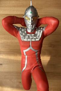 ◇ウルトラマン ウルトラセブン アイスラッガー 中古 ビッグサイズ ソフビ フィギュア 1998 バンプレスト 非売品 ウルトラ兄弟 ジャンク