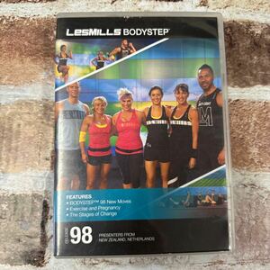 Step98　★レスミルズ★Lesmills★DVD★CD★中古品★BodyStep★ボディステップ98　★英語コレオノート★箱に傷と汚れあり★再生確認済★3点