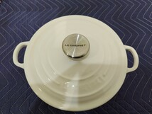 LE CREUSET ルクルーゼ 両手鍋 20cm 中古現状品_画像2