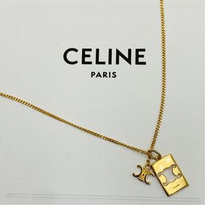 美品 ★CELINE★ ネックレス セパラブルトリオンフインターロックペンダント