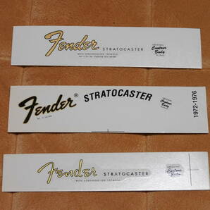 ★格安即決2580円[STRATOCASTER用]補修用.水シールロゴデカール3枚セット★の画像1