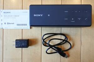 【中古動作品】SONY SRS-X3 Bluetoothポータブルスピーカー 2014年製/ USB ACアダプタ、充電用USBケーブル、クイックスタートガイド有