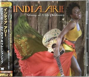 EX+/良品■India Arie / Testimony VOL.1,Life & Relationship■インディア.アリー■Stevie Wonder,Sergio Mendes,will.i.amとコラボ