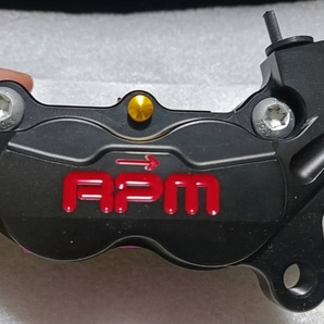 アウトレット 台湾RPM-右黒 ブレーキキャリパー ピッチ 40mm アルミCNC 4POT ブレンボ FRANDO シグナス V125 グロム ズーマー NSR モンキー