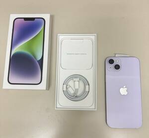 超美品 iPhone 14 Plus 128GB Purple 米国版