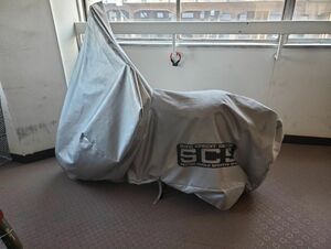 ★バイクカバー・ボディーカバー・防炎・125CC以下用★美品★SCS★敗れキズ無し★Mサイズ★厚手