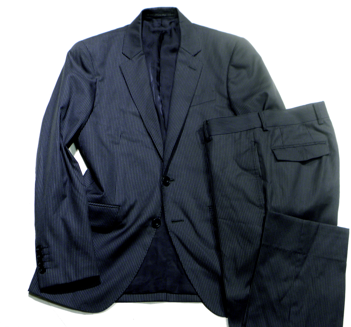限定版 Adams Garcon 未使用 ストライプ柄 裾上げ済 YA6 ウールスーツ