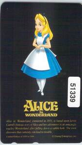 51339* Disney .... страна. Alice телефонная карточка *